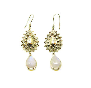 ON SALE - NEW Silver drop Moonstone