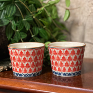 Red Buddha Tea cup candles