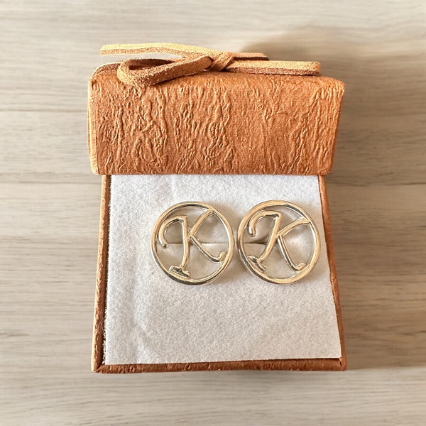 New Alphabet Cufflink - K