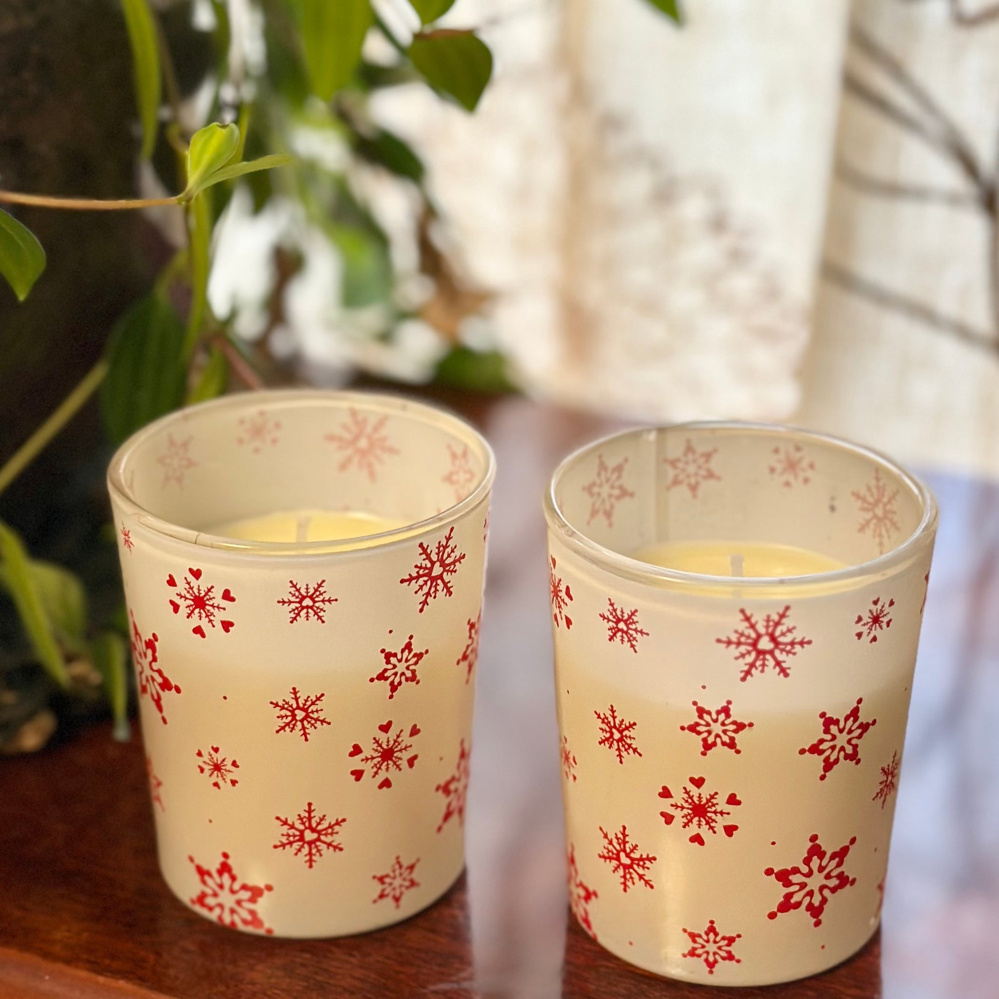 Snowflake Candles