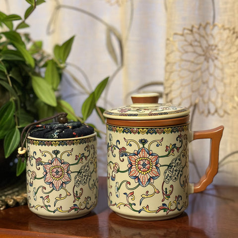 Candle & Teacup Set - Pastels
