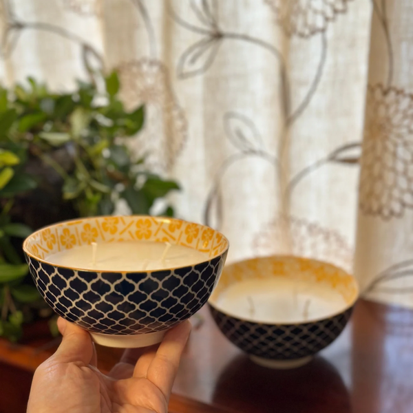 Moroccan Blue & Yellow Bowls