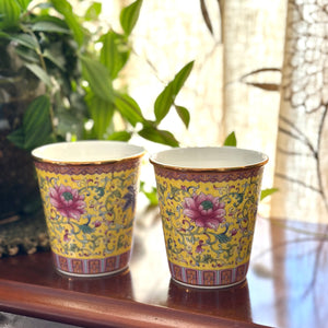 Yellow Flower Glasses