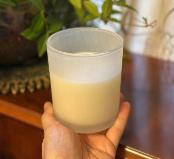 100% Donated - White Jar Candle