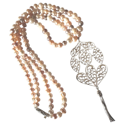SOLD -NEW - Pearl Necklace