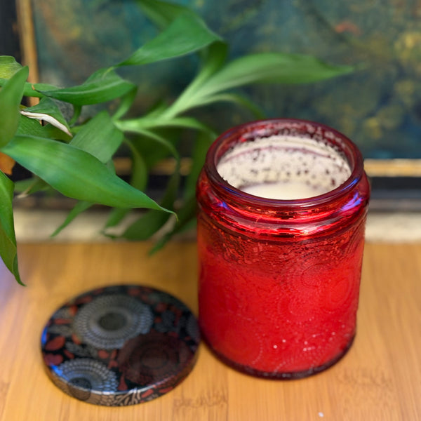 Red Jar Candles