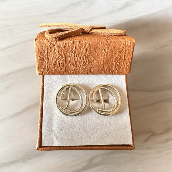 New Alphabet Cufflink - D