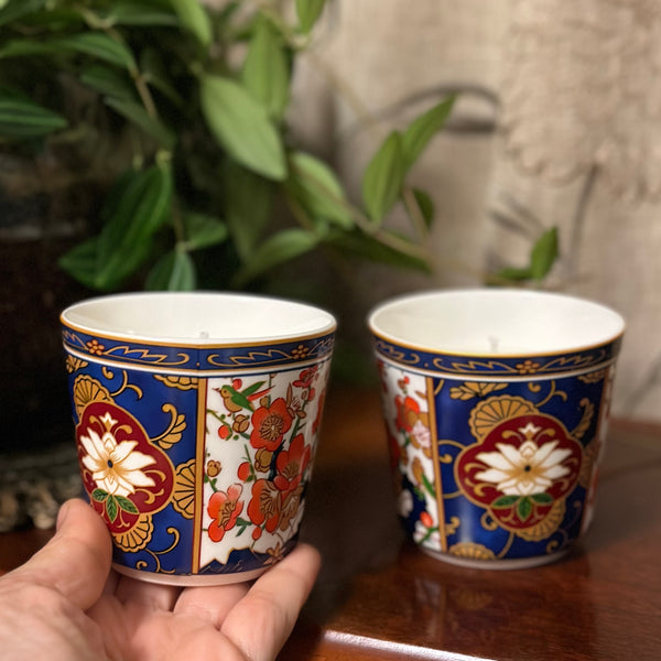 Blue Vintage Design Tea Cups