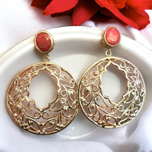 NEW - Ruby earrings