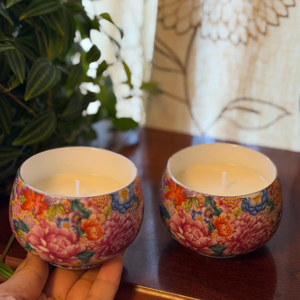 Pink Flower Tea Cups