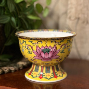 Yellow Lotus bowl - large