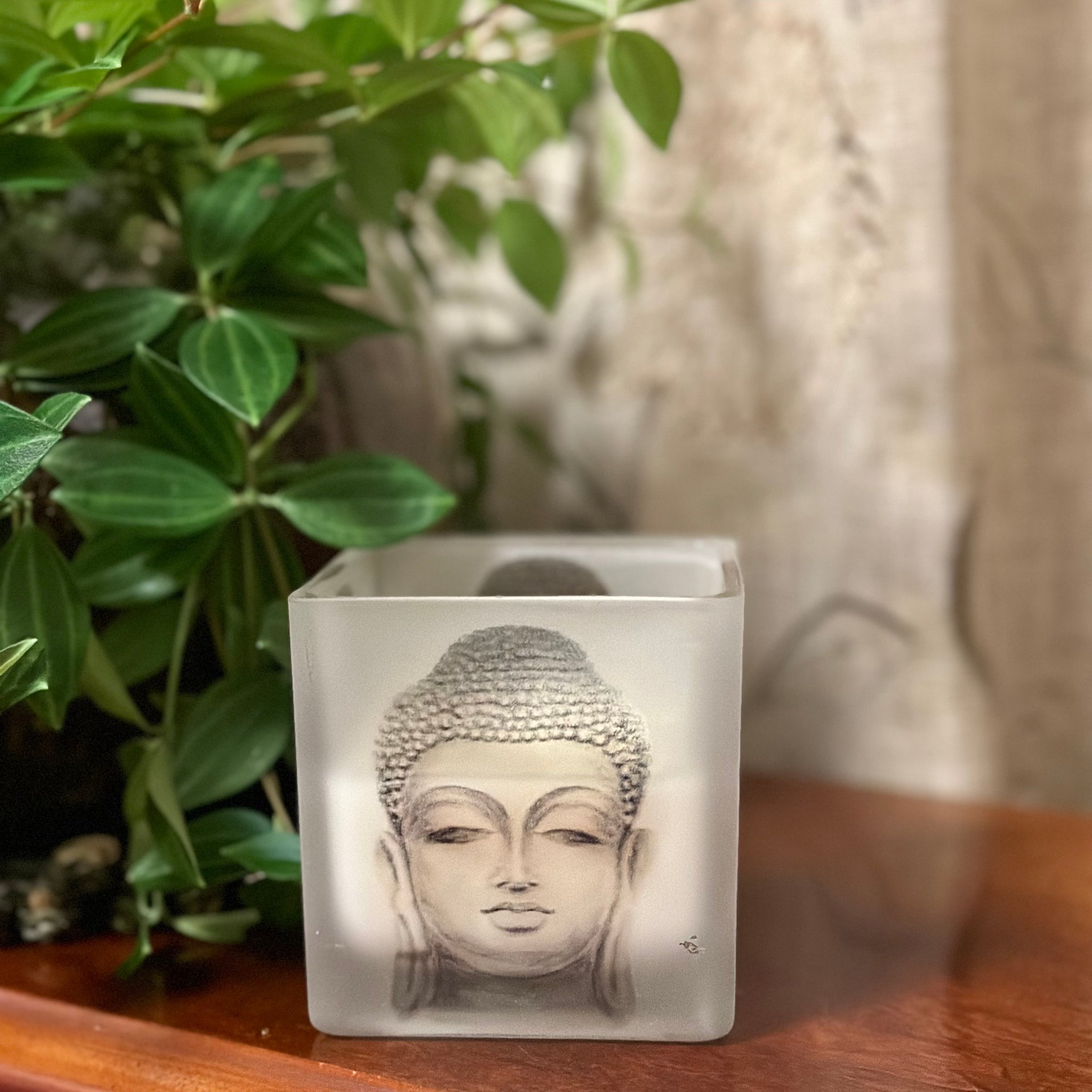 SOLD - Buddha Candle