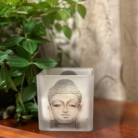 SOLD - Buddha Candle