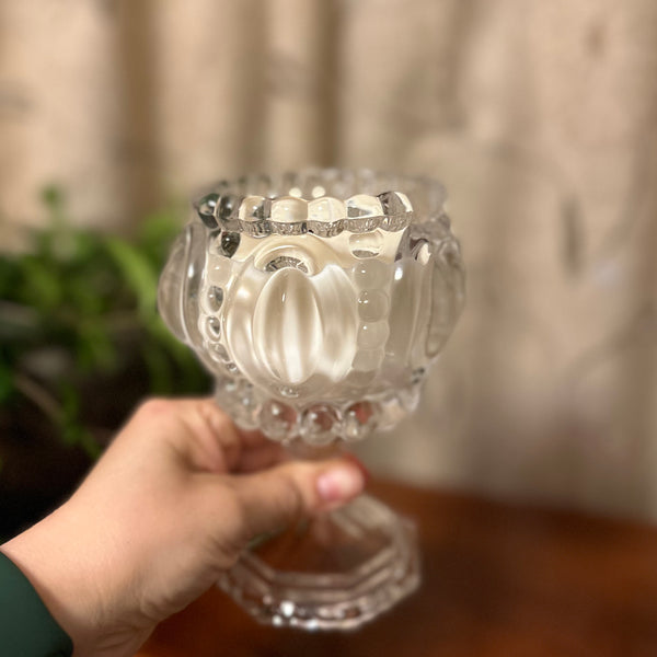 Large Clear Glass Jar Candle