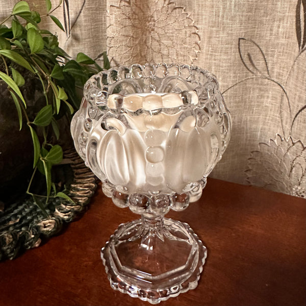 Large Clear Glass Jar Candle