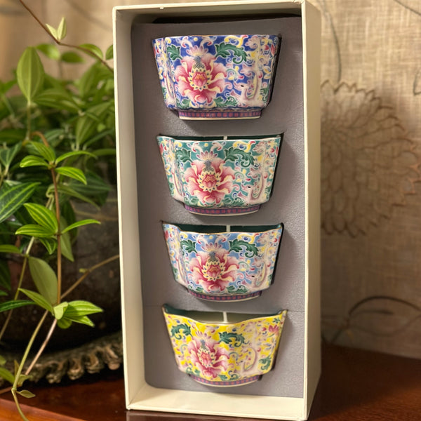 Flower bowls - Set of four