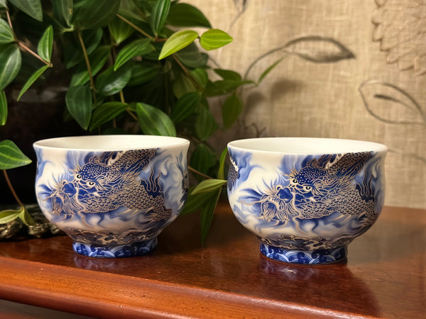 New - Blue Dragon Bowl candles