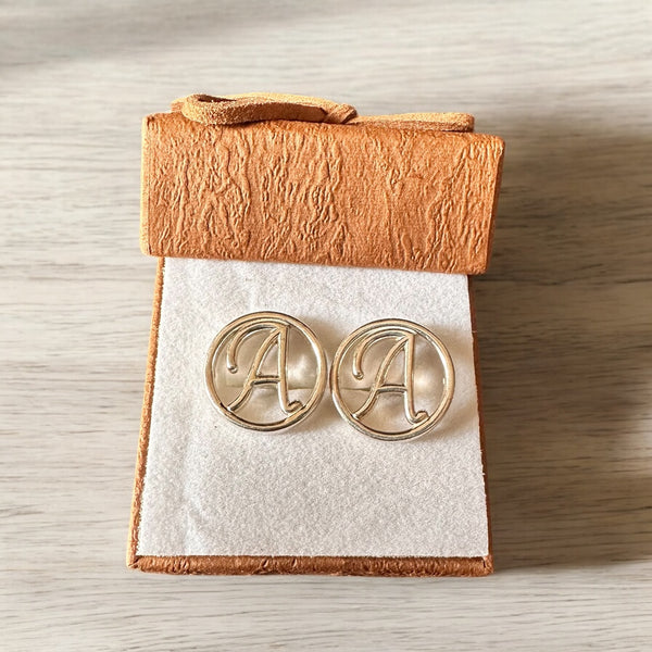 New Alphabet Cufflink - A