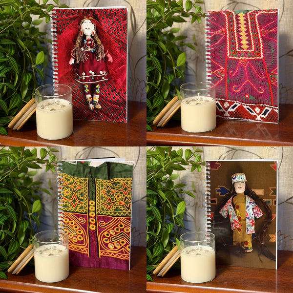 Journal with Gemstone Candle