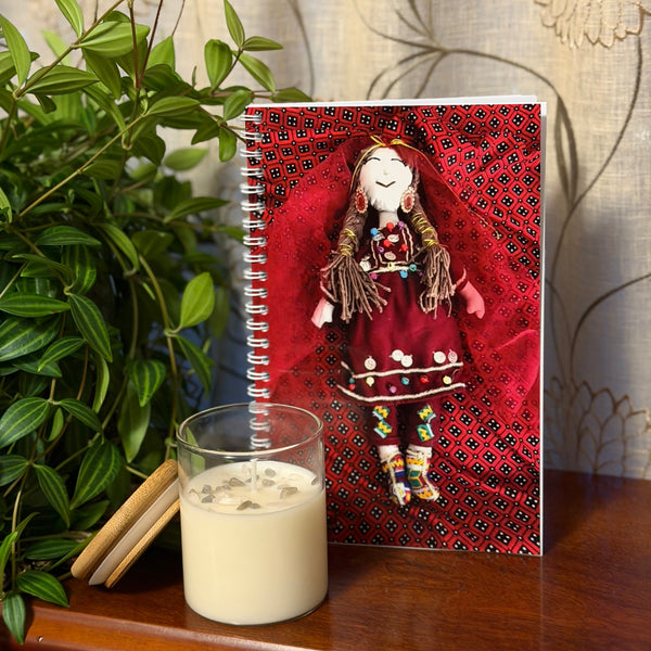 Journal with Gemstone Candle