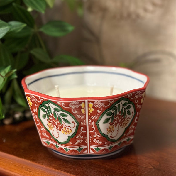 Red, Green and Yellow Flower Bowls 2