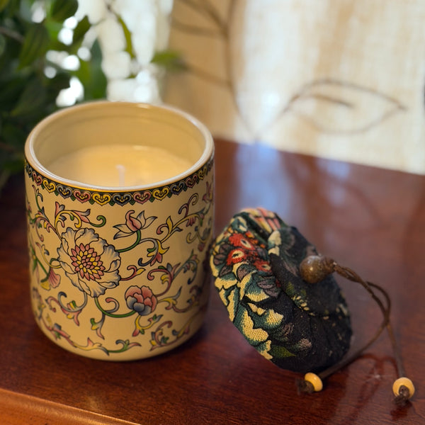 Pastel Flowers Jar Candle