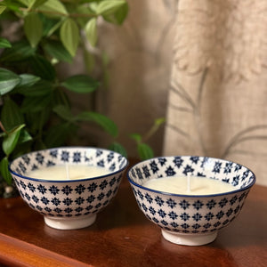 Small Blue and White Bowls