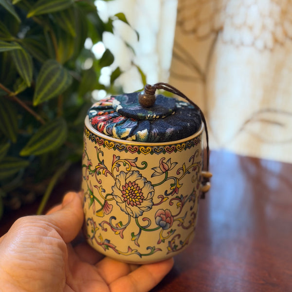 Pastel Flowers Jar Candle