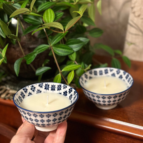 Small Blue and White Bowls