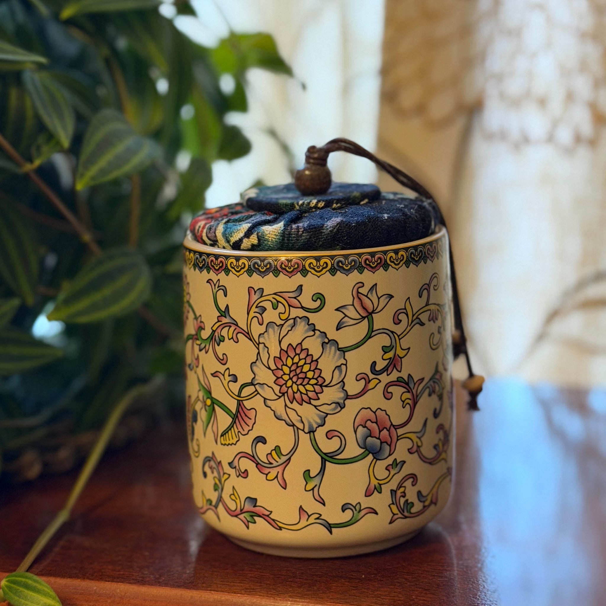 Pastel Flowers Jar Candle