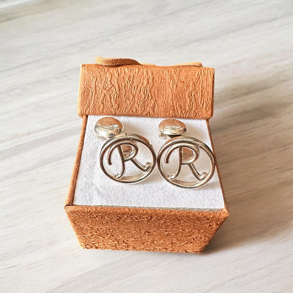 New Alphabet Cufflink - R