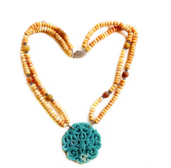 Jade & Opal Necklace