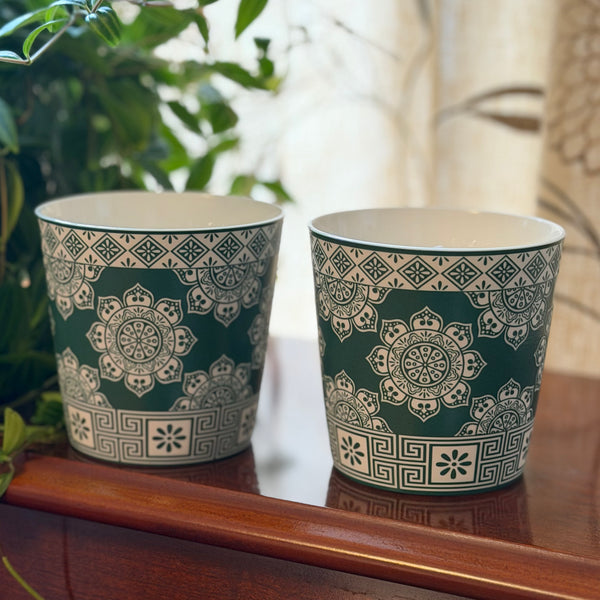 Green, Large Candle