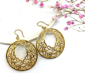 SOLD - ON SALE - Moroccan shape round filigree