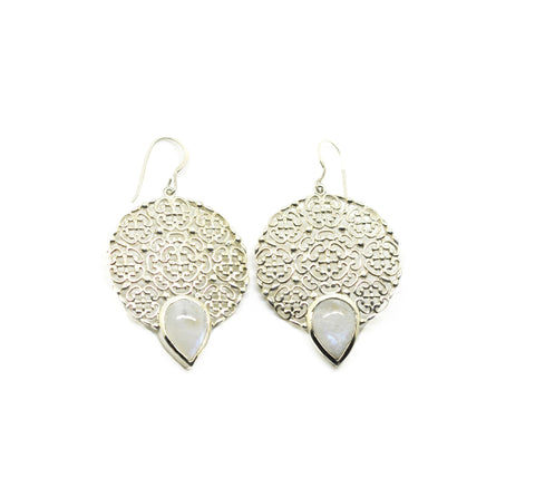 SOLD -ON SALE Round Filigree earring 4
