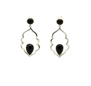 SOLD - 20 in 2020 - Moroccan shape black onyx