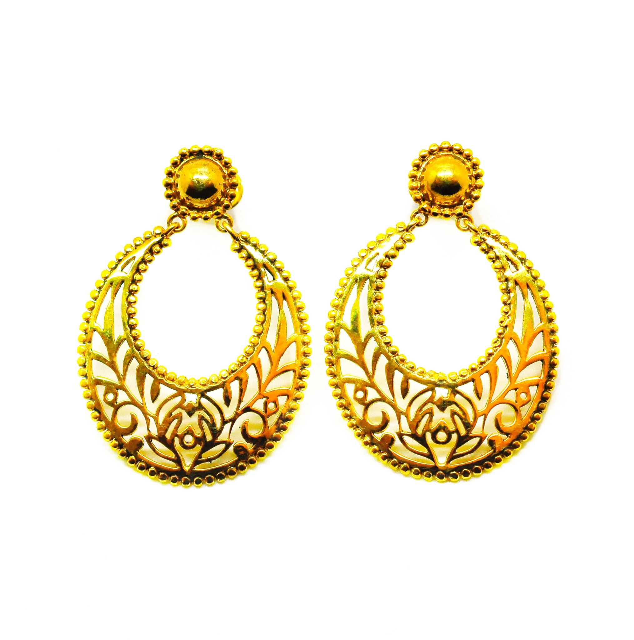 SOLD -NEW Indian filigree 6 - Gold