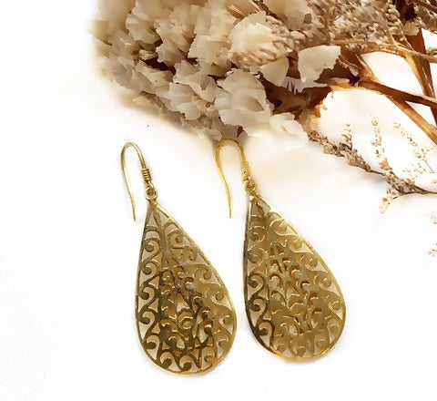 ON SALE - NEW Mughal earring 4 - Gold plated