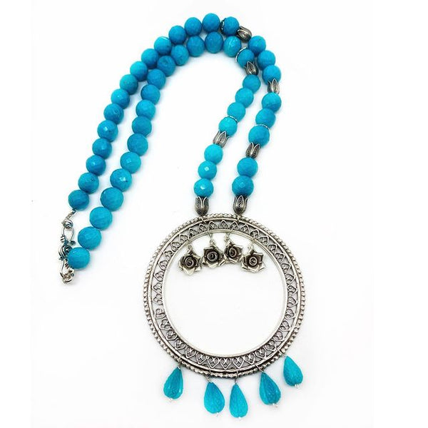 SOLD - ON SALE NEW - Turquoise Vintage Design Necklace