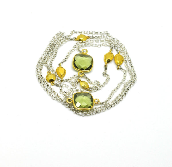 SOLD - ON SALE Green Amethyst necklace