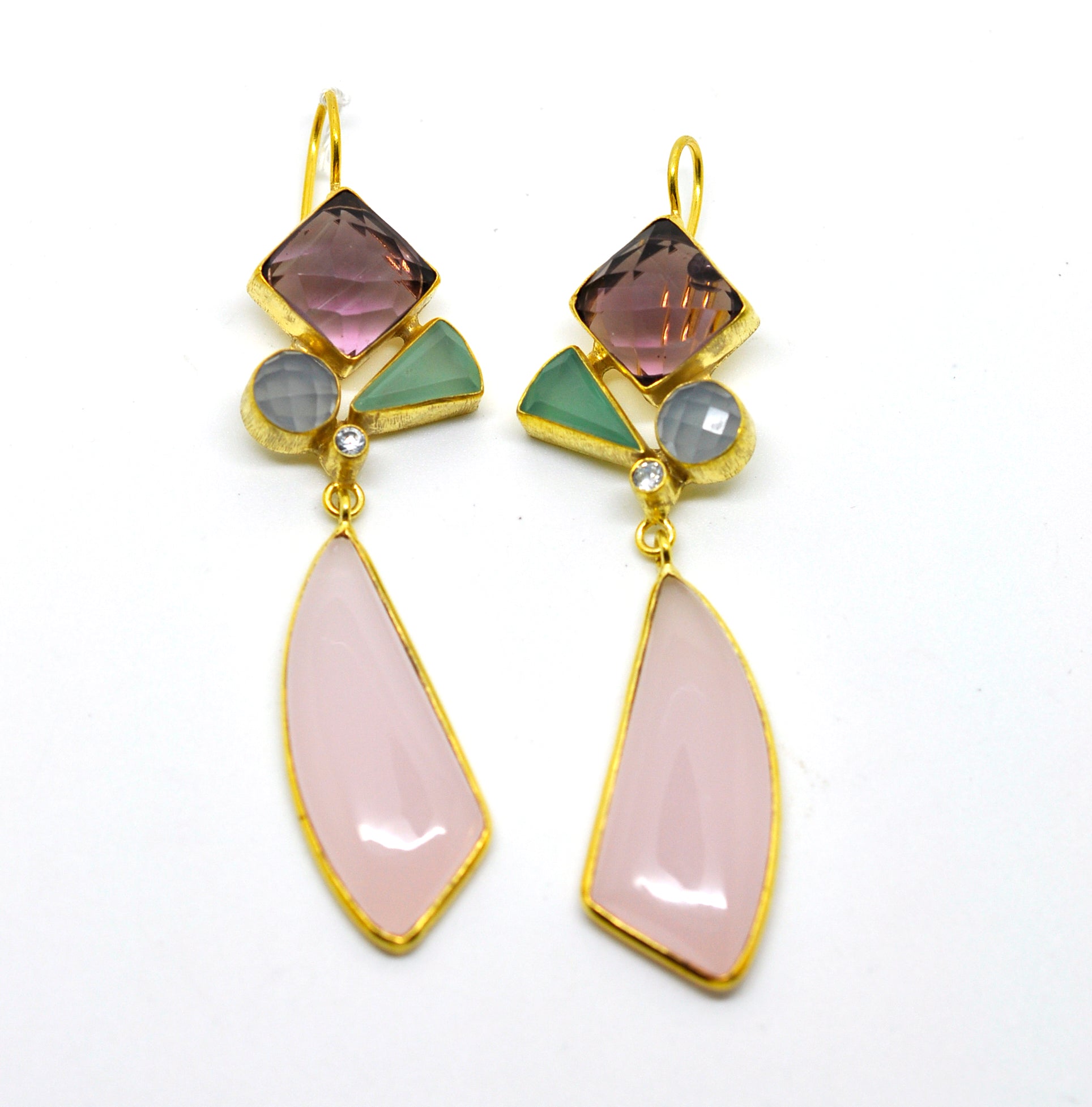 SOLD - 20 in 2020 - Mixed gemstone earring 9