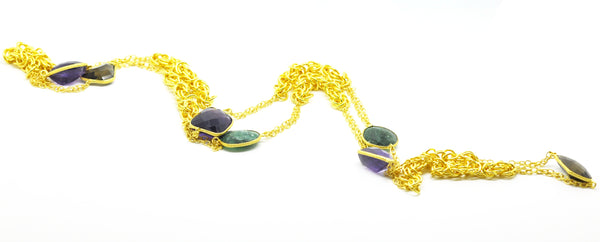 ON SALE - Multi gemstone necklace (CLEARANCE)