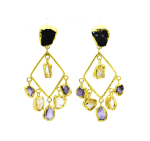 SOLD - ON SALE Gemstone earring 5 (clearance)