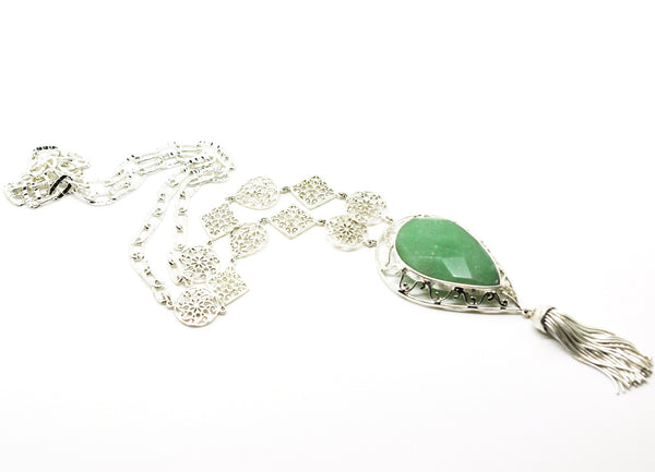 SOLD - ON SALE Aventurine necklace (clearance price)