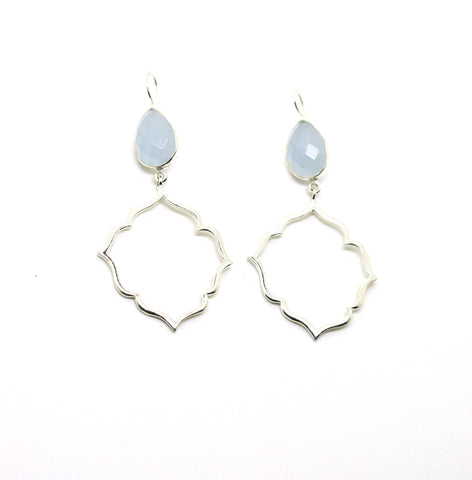 ON SALE Moroccan earring -Blue (clearance)