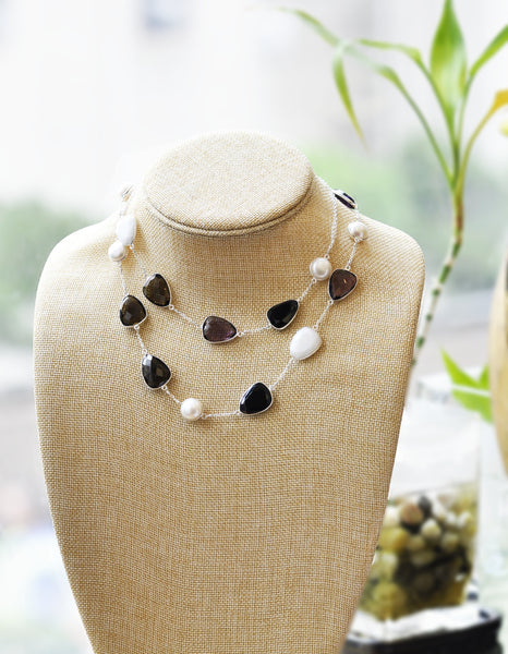 SOLD - ON SALE Gemstone Necklace (clearance price)