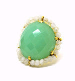 ON SALE - Green Chalcedony Ring (Clearance)